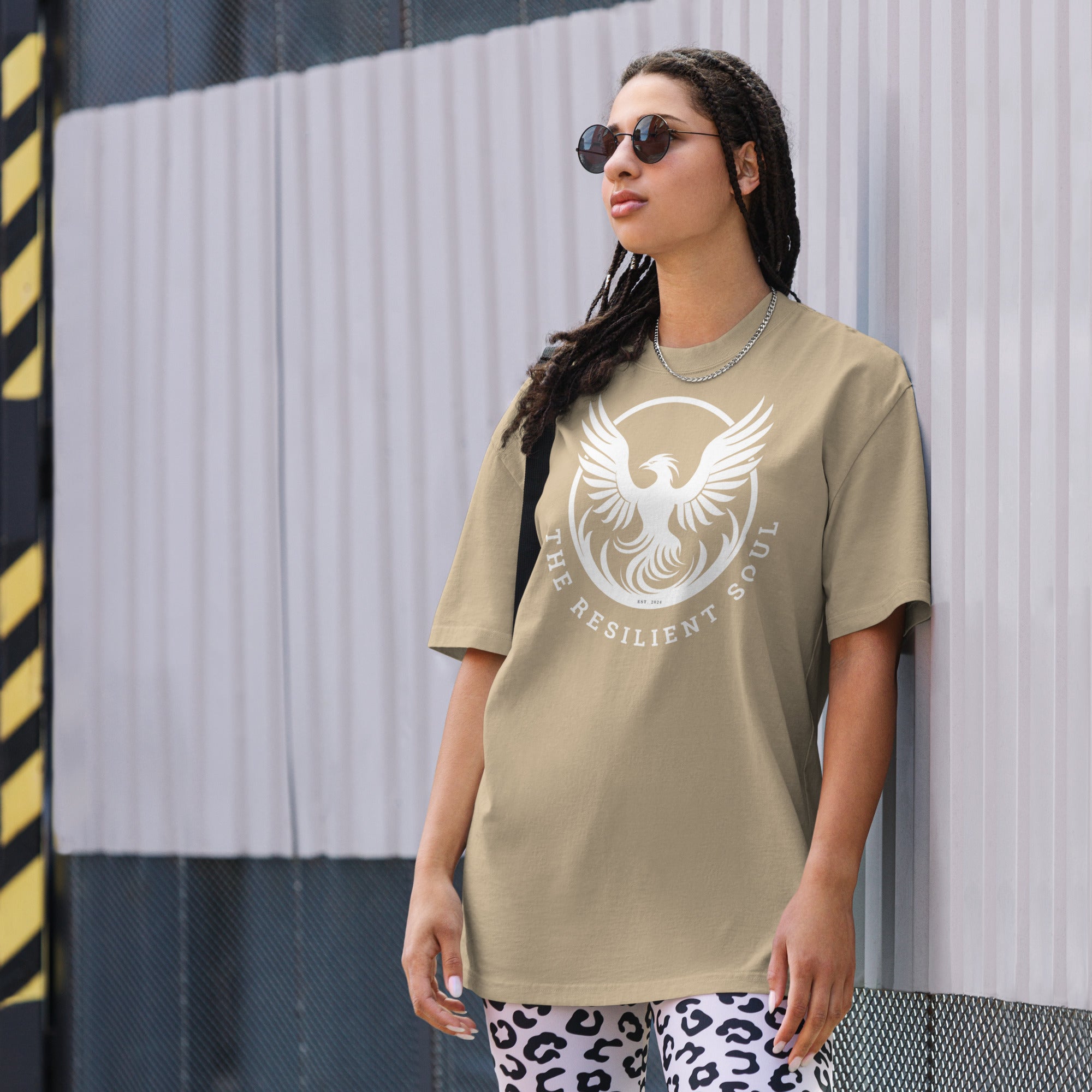 The Resilient Soul Oversized faded t-shirt - My Store