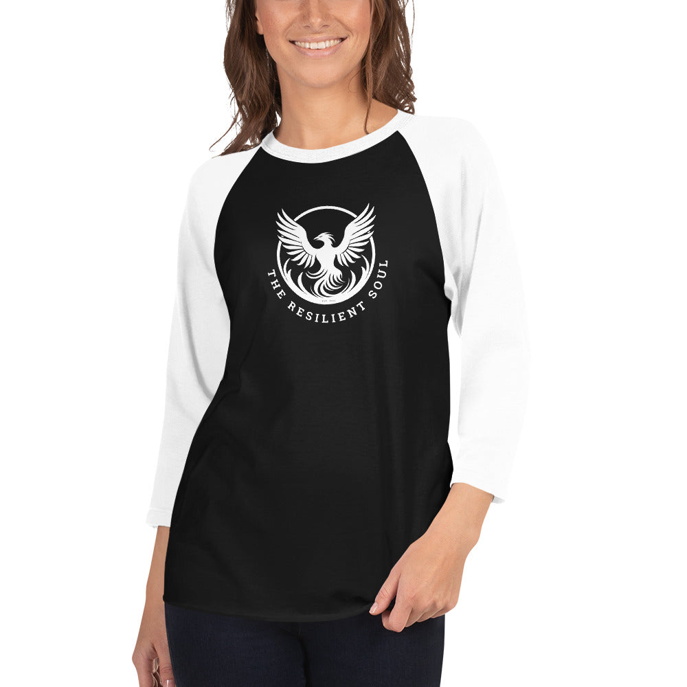 The Resilient Soul 3/4 sleeve raglan shirt - My Store