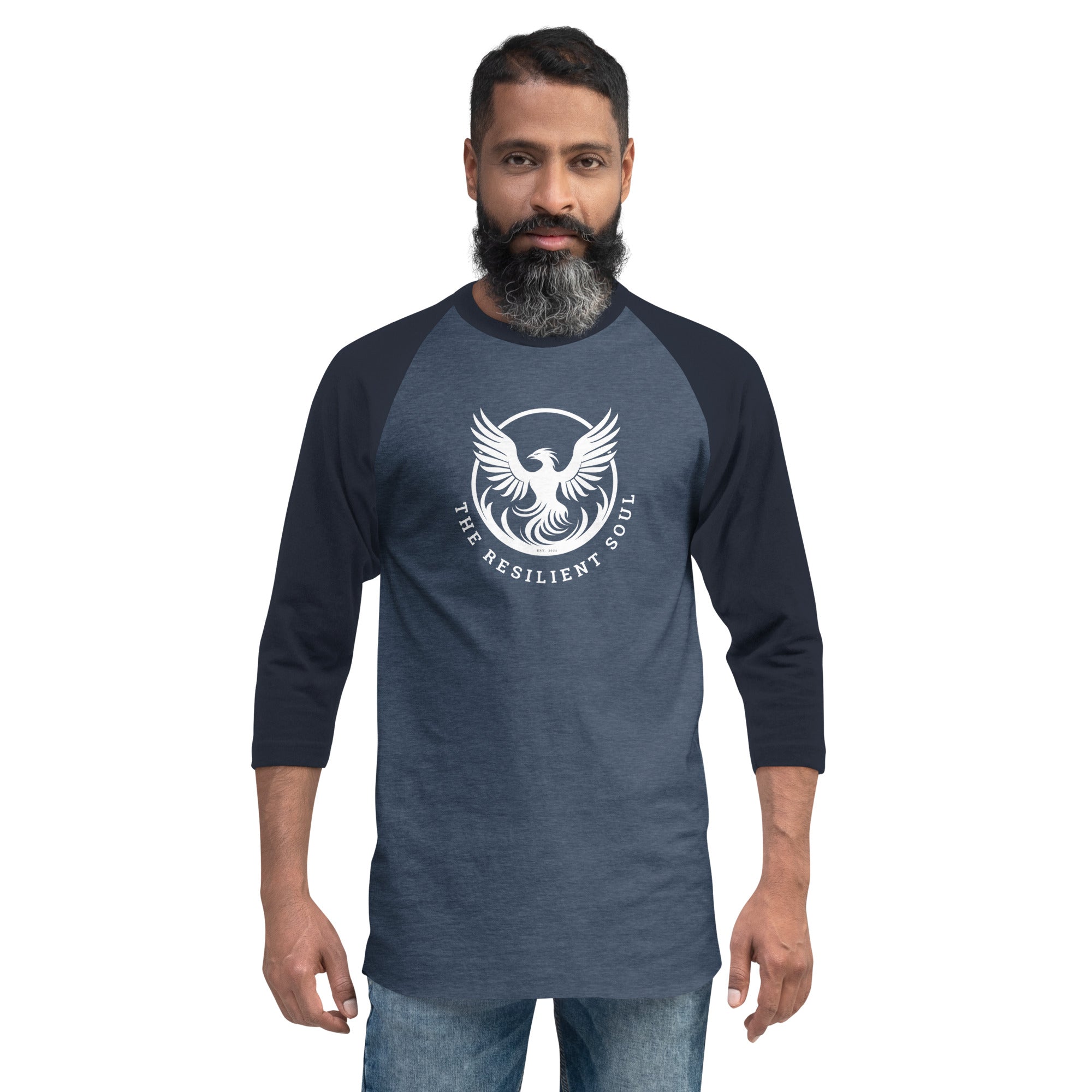 The Resilient Soul 3/4 sleeve raglan shirt - My Store