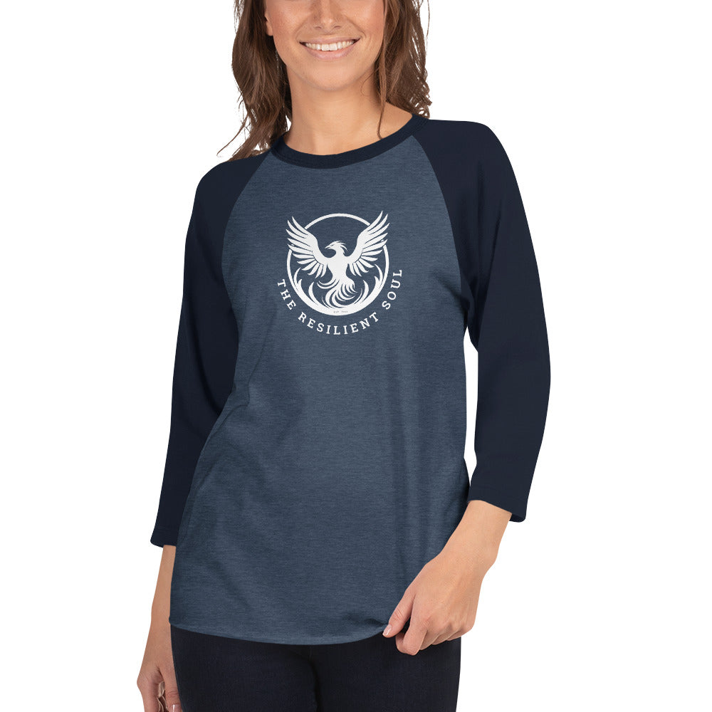 The Resilient Soul 3/4 sleeve raglan shirt - My Store