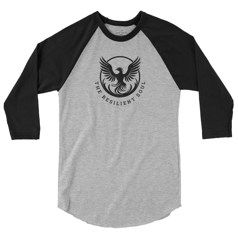 The Resilient Soul 3/4 sleeve raglan shirt - My Store