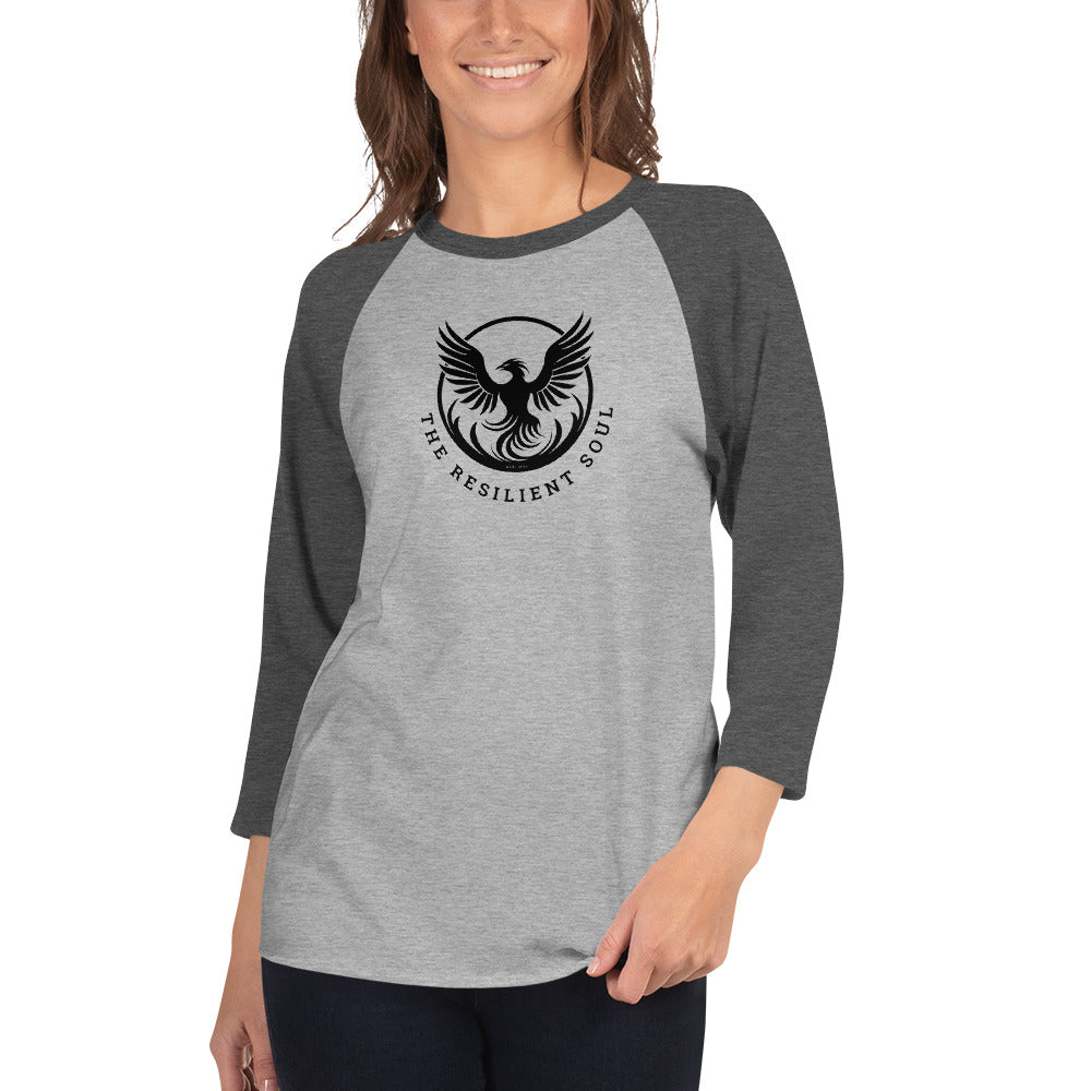 The Resilient Soul 3/4 sleeve raglan shirt - My Store