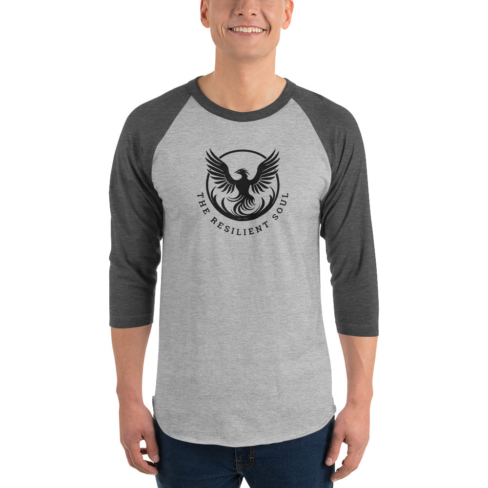 The Resilient Soul 3/4 sleeve raglan shirt - My Store