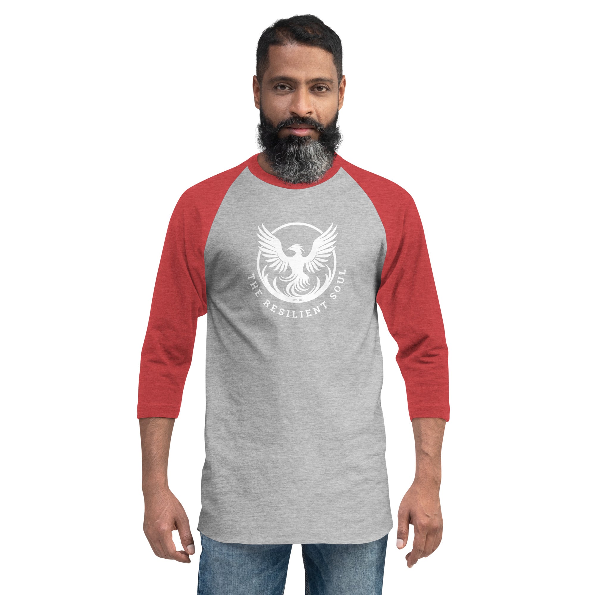 The Resilient Soul 3/4 sleeve raglan shirt - My Store