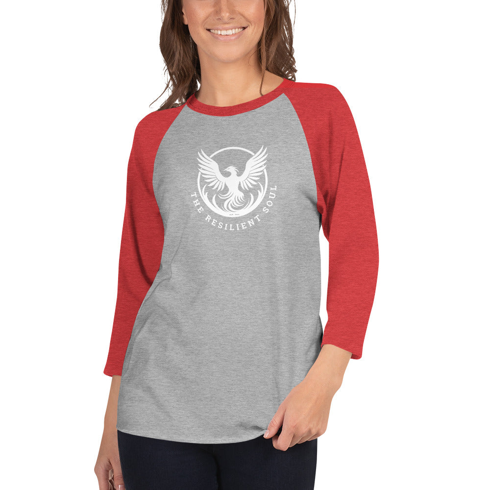 The Resilient Soul 3/4 sleeve raglan shirt - My Store