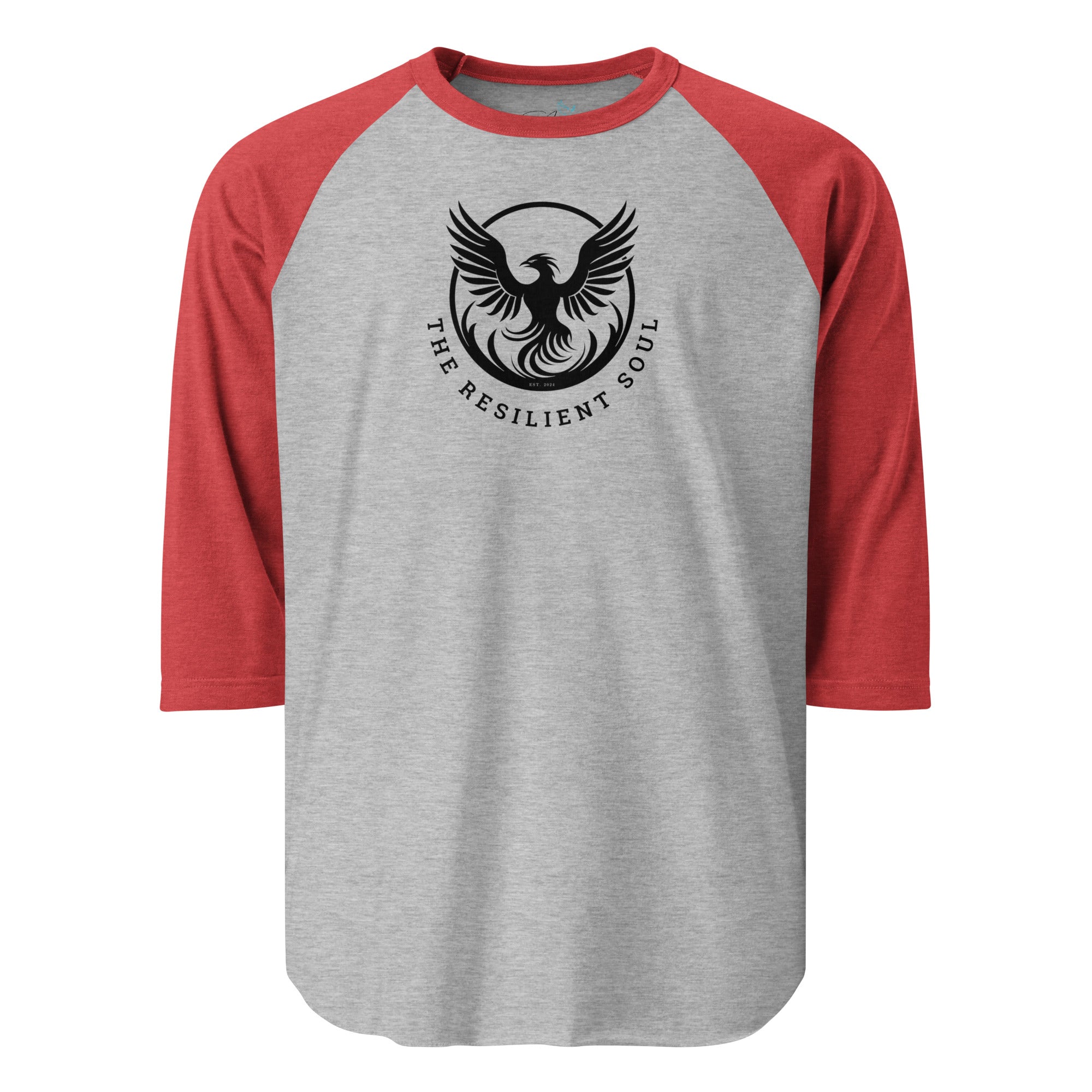 The Resilient Soul 3/4 sleeve raglan shirt - My Store