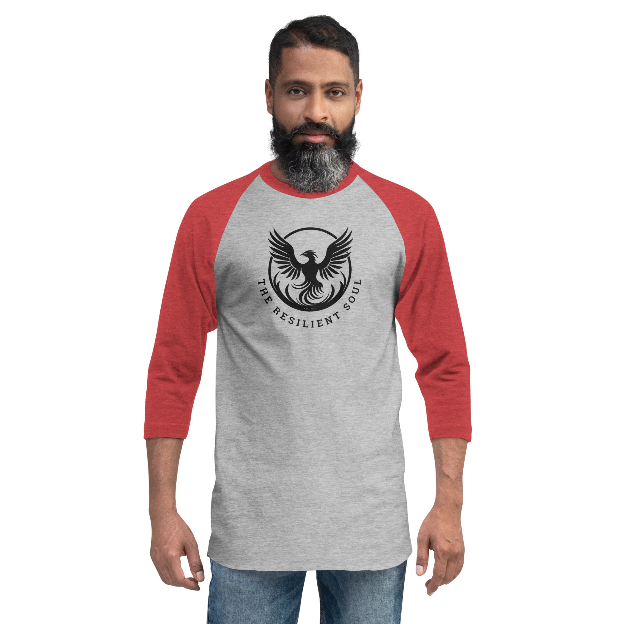 The Resilient Soul 3/4 sleeve raglan shirt - My Store