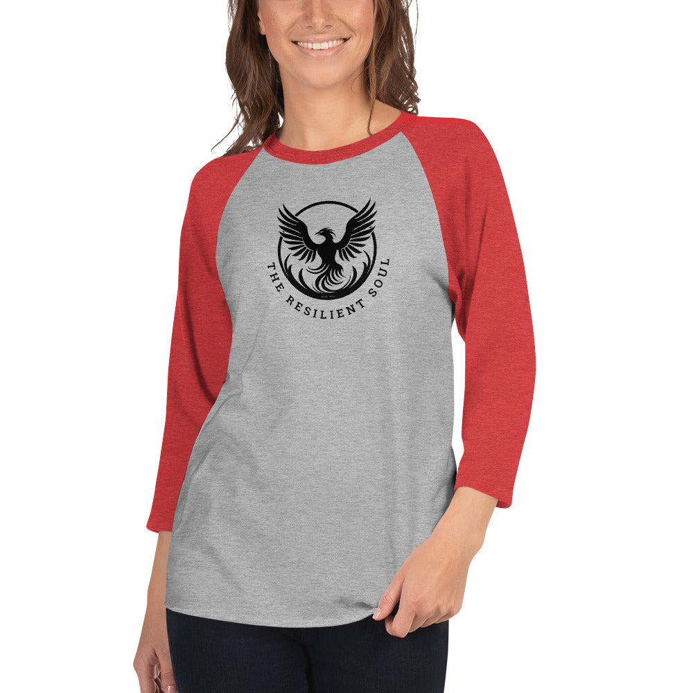 The Resilient Soul 3/4 sleeve raglan shirt - My Store