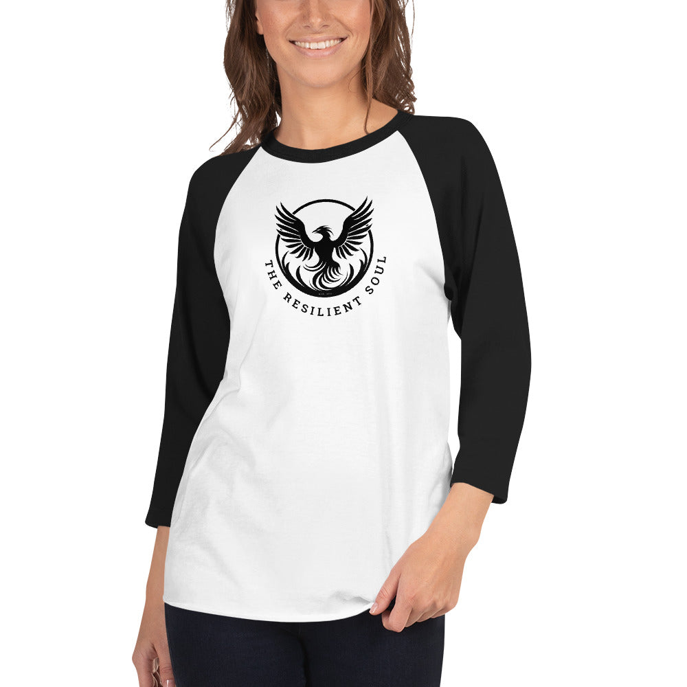 The Resilient Soul 3/4 sleeve raglan shirt - My Store