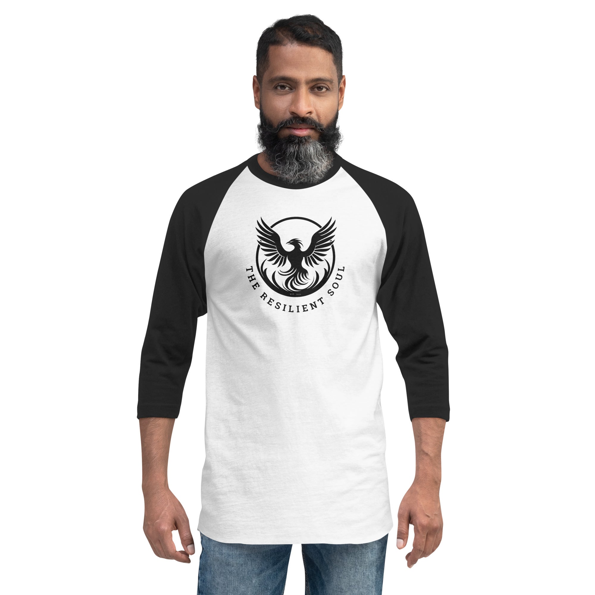 The Resilient Soul 3/4 sleeve raglan shirt - My Store