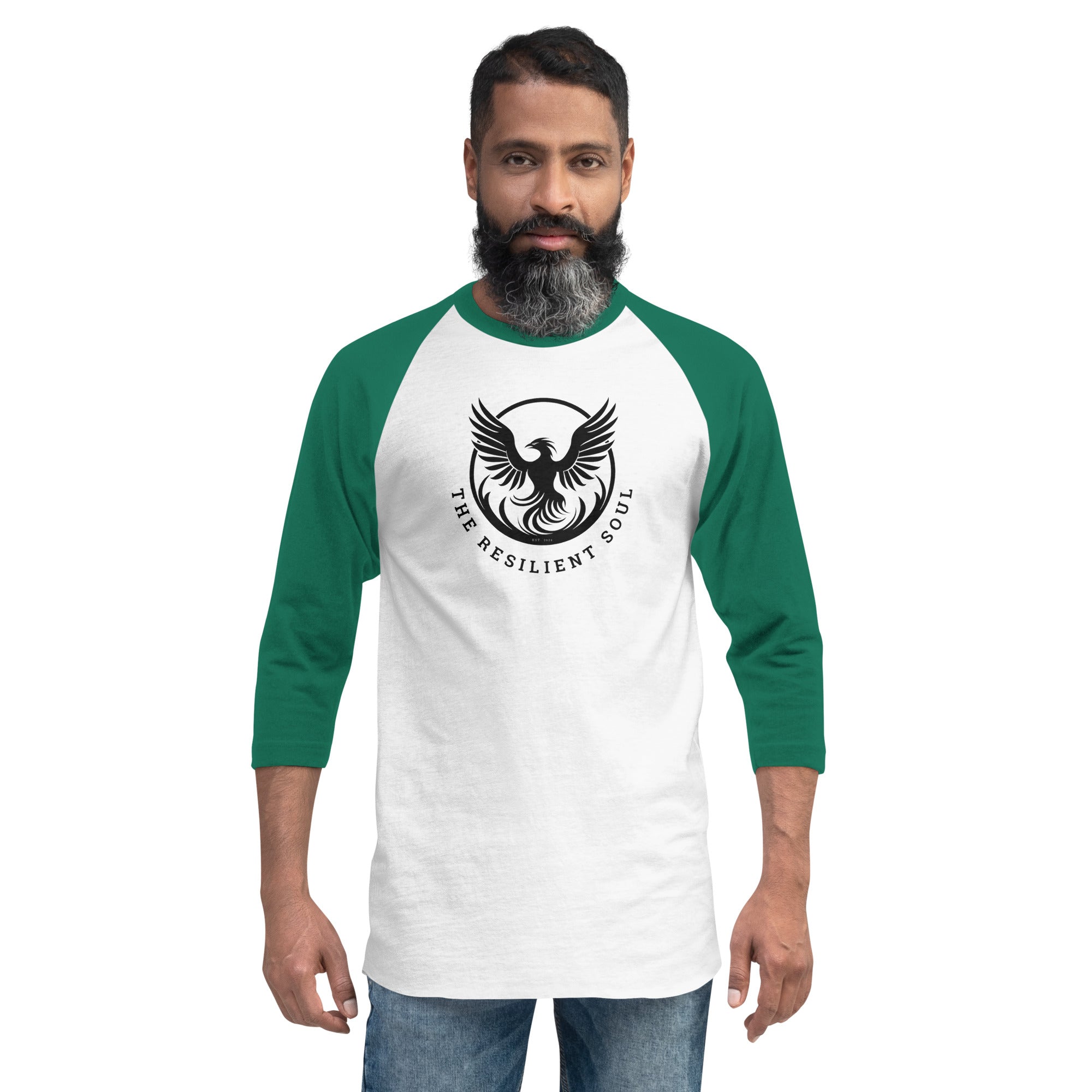 The Resilient Soul 3/4 sleeve raglan shirt - My Store