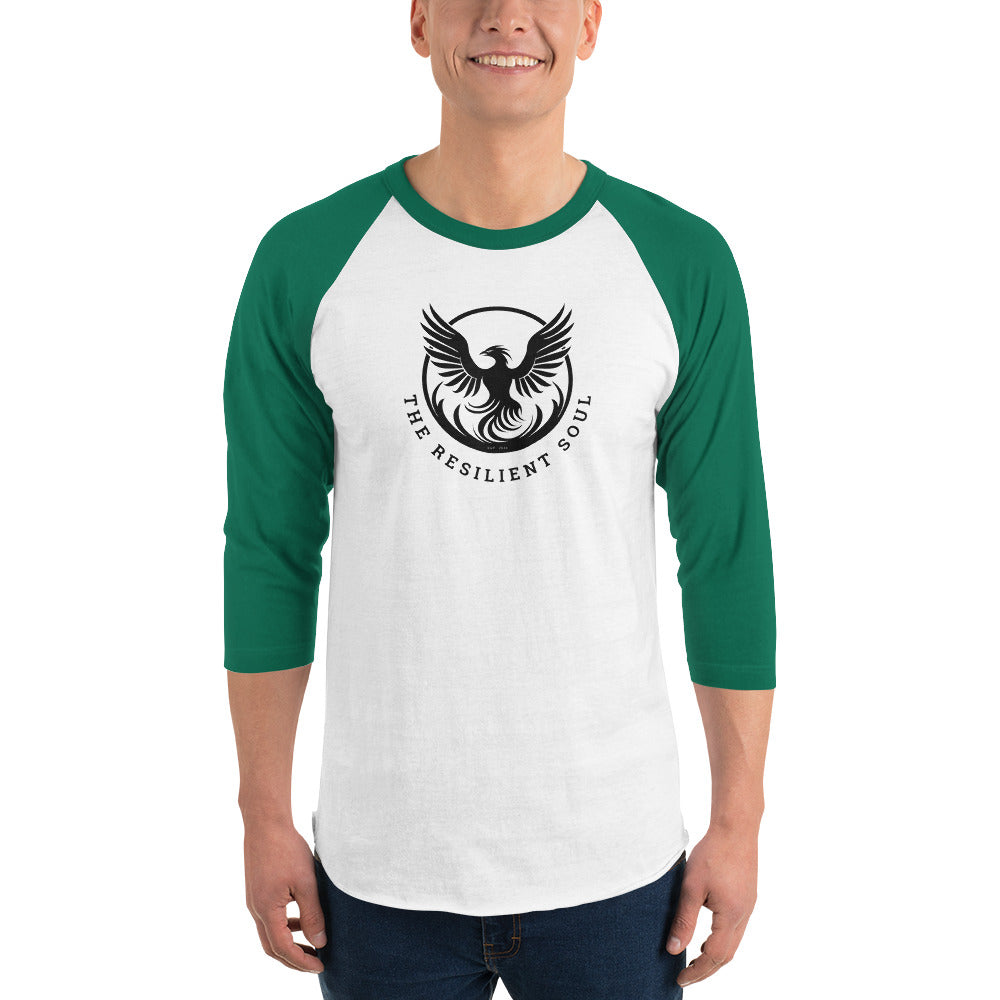 The Resilient Soul 3/4 sleeve raglan shirt - My Store