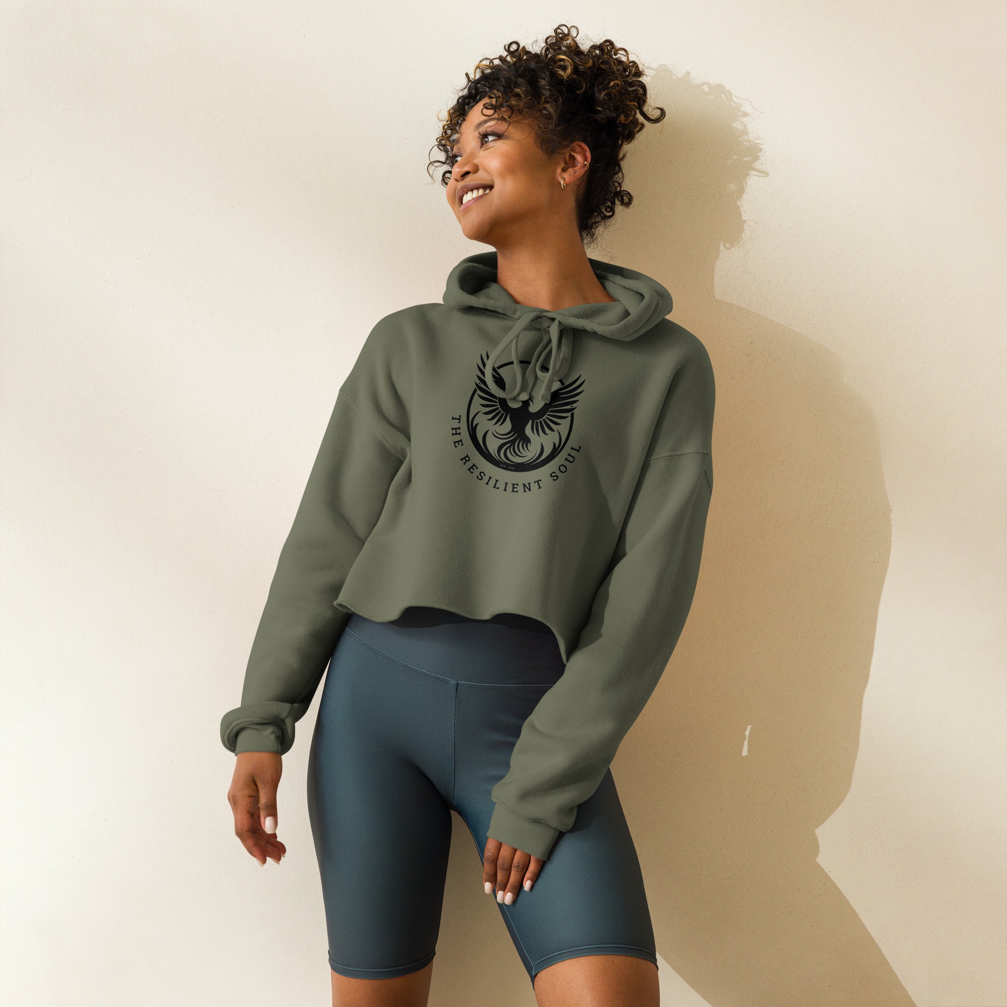 The Resilient Soul Crop Hoodie - My Store