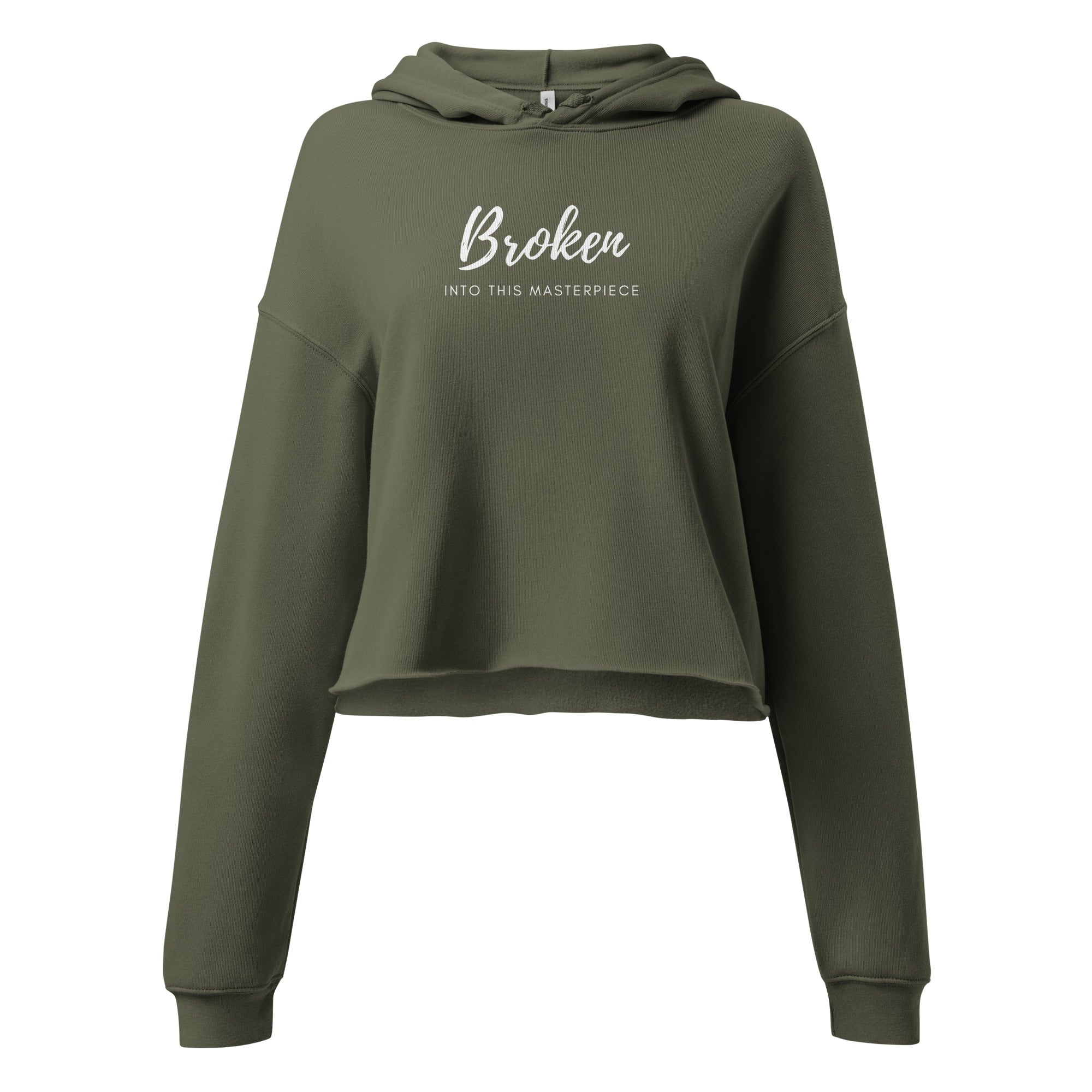 "Broken into this Masterpiece" Crop Sweater – Stylishly Empowered