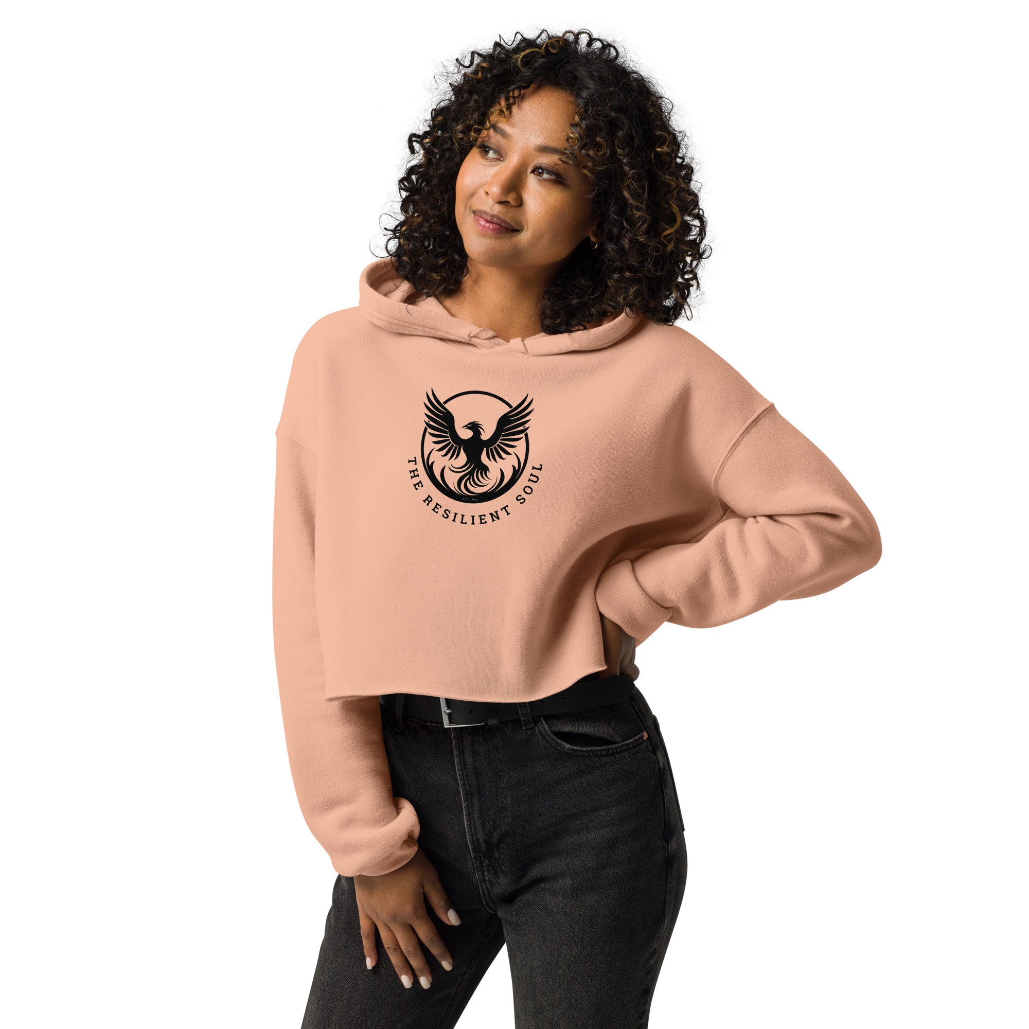 The Resilient Soul Crop Hoodie - My Store