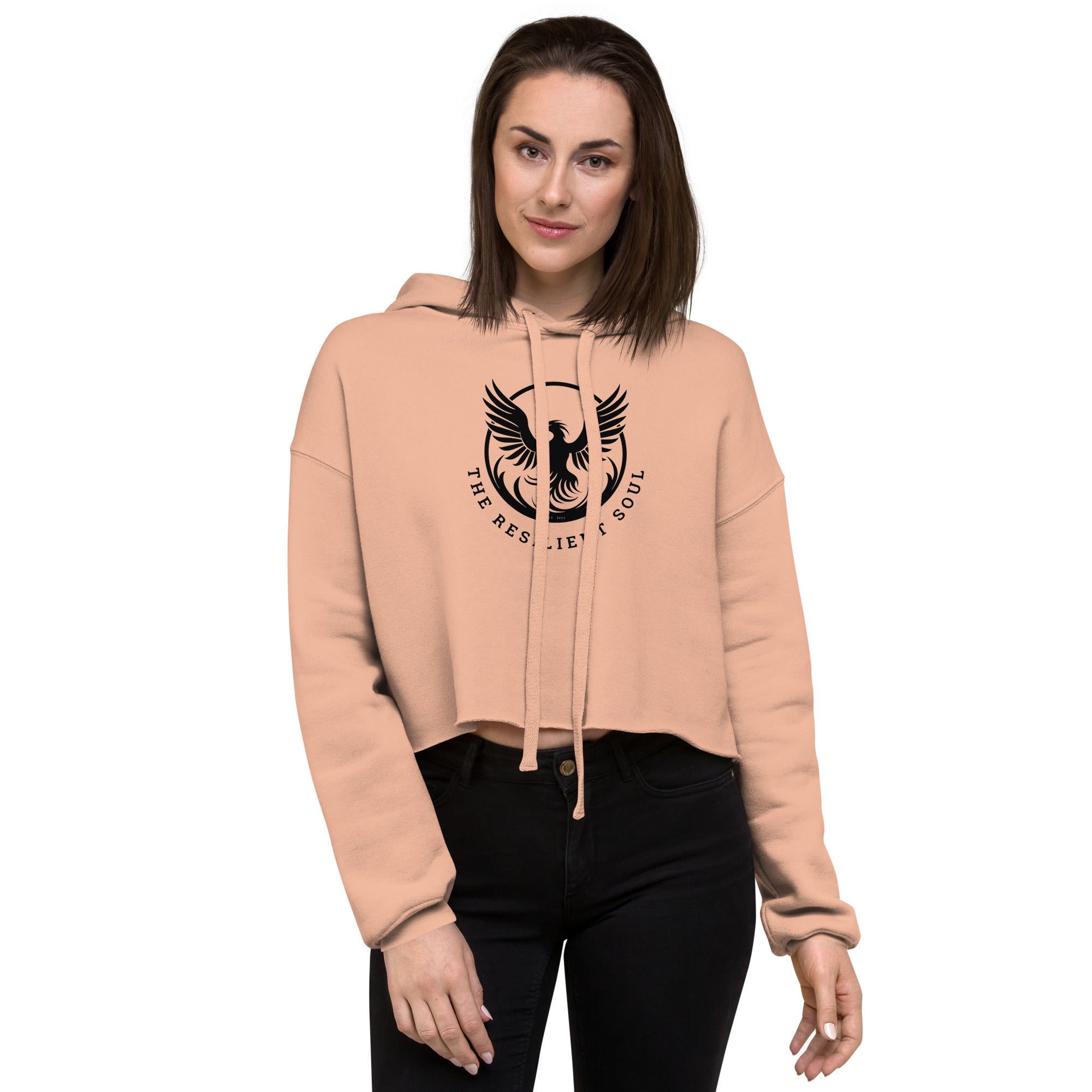 The Resilient Soul Crop Hoodie - My Store