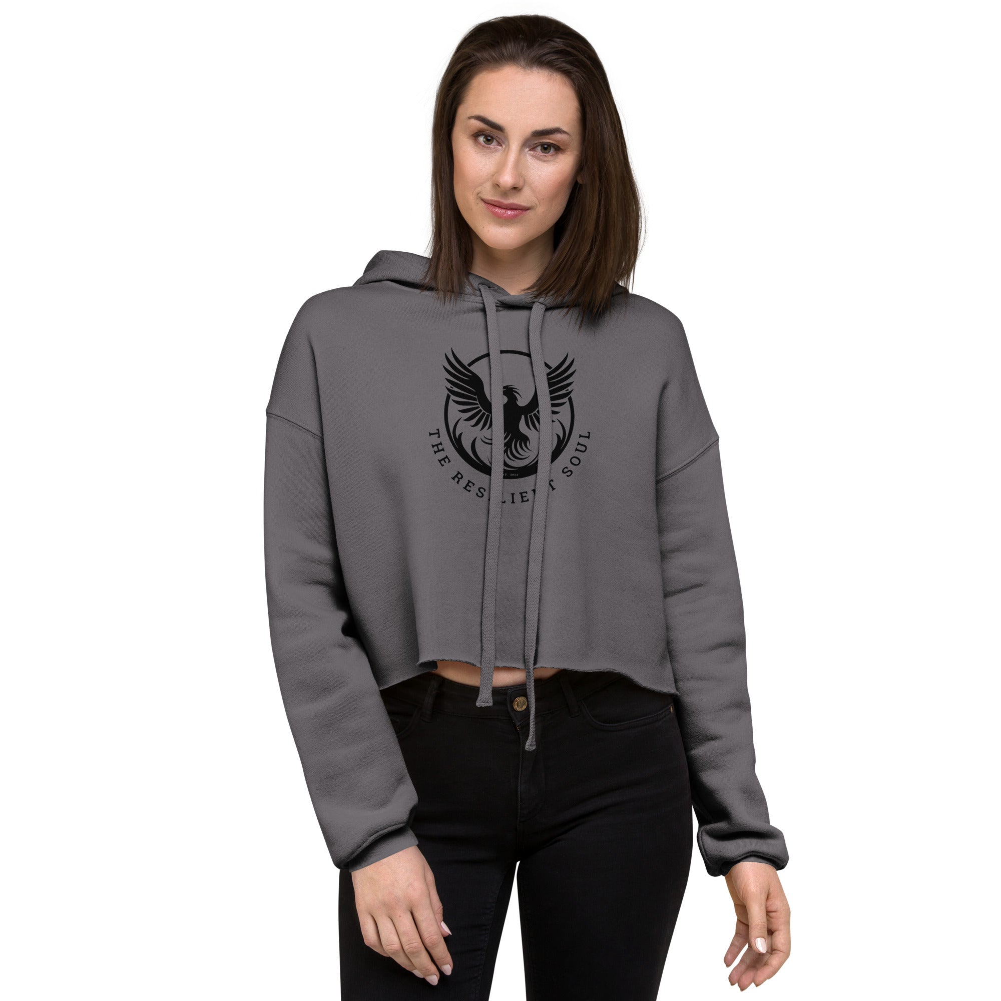 The Resilient Soul Crop Hoodie - My Store