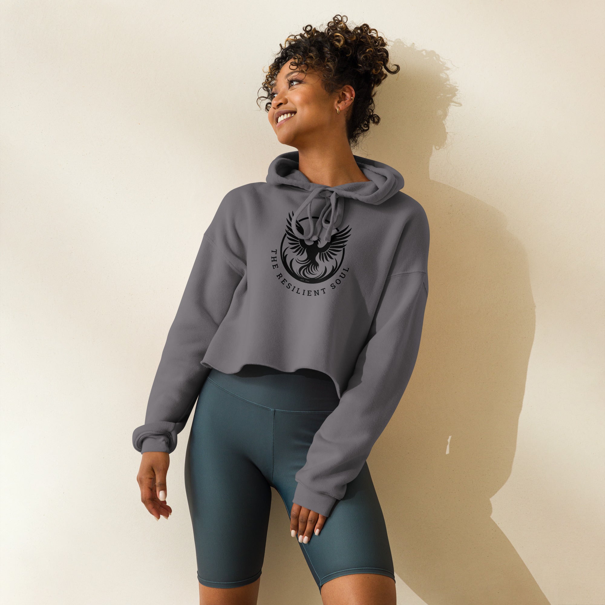 The Resilient Soul Crop Hoodie - My Store